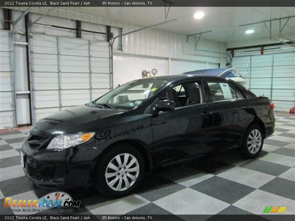 2012 Toyota Corolla LE Black Sand Pearl / Ash Photo #4