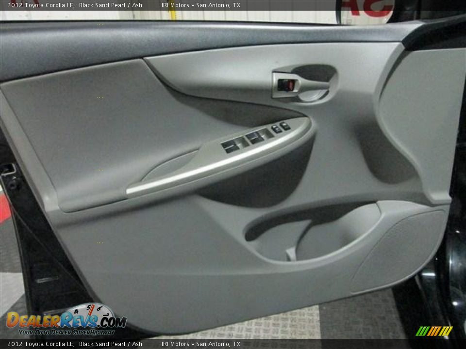 2012 Toyota Corolla LE Black Sand Pearl / Ash Photo #9