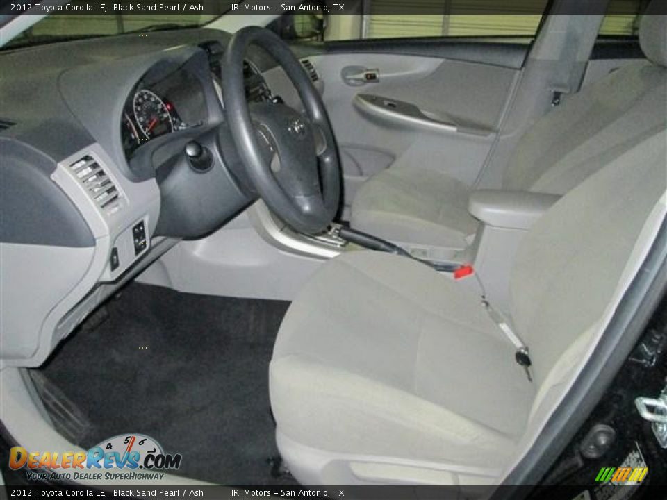 2012 Toyota Corolla LE Black Sand Pearl / Ash Photo #10