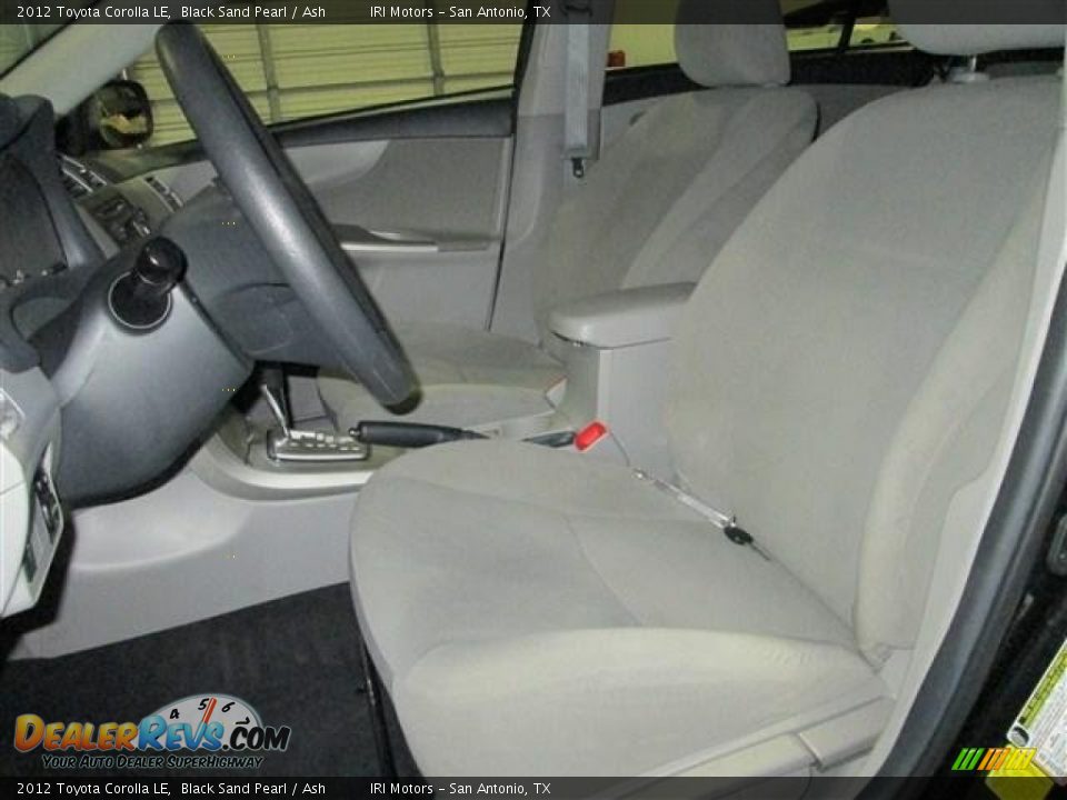 2012 Toyota Corolla LE Black Sand Pearl / Ash Photo #11