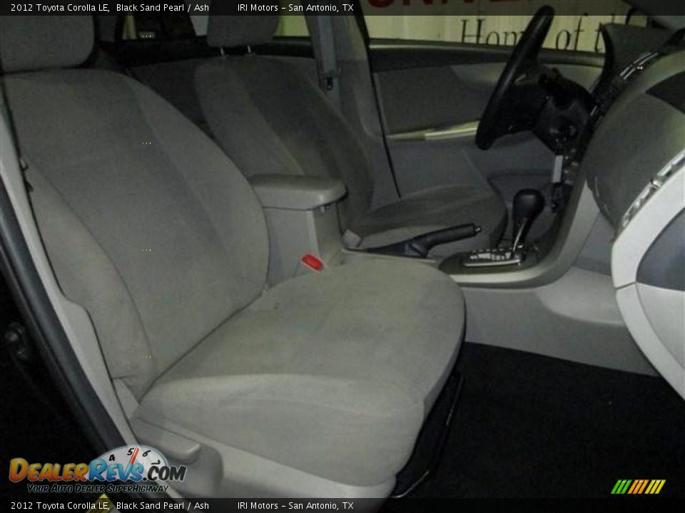 2012 Toyota Corolla LE Black Sand Pearl / Ash Photo #18