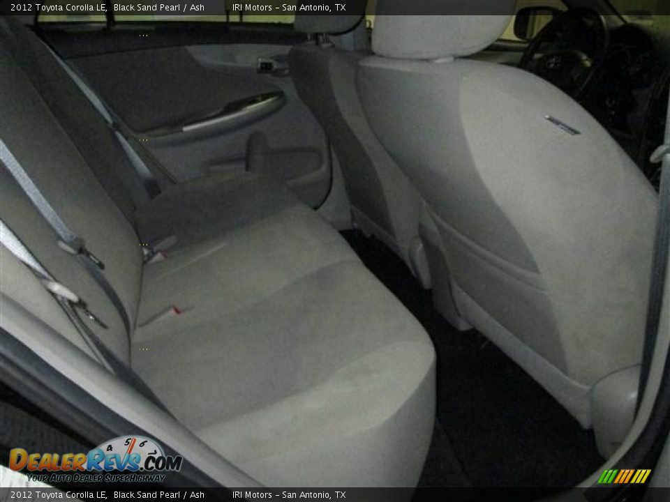 2012 Toyota Corolla LE Black Sand Pearl / Ash Photo #19