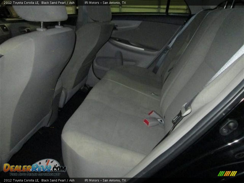 2012 Toyota Corolla LE Black Sand Pearl / Ash Photo #20