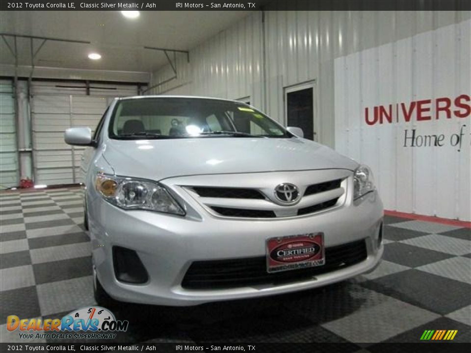 2012 Toyota Corolla LE Classic Silver Metallic / Ash Photo #2