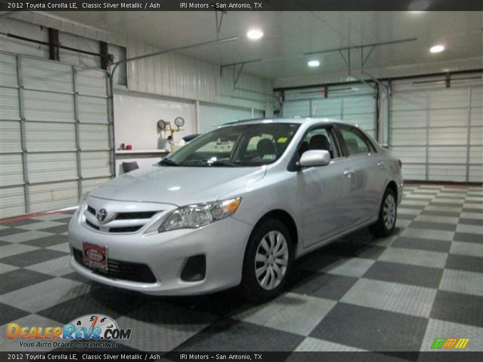 2012 Toyota Corolla LE Classic Silver Metallic / Ash Photo #3