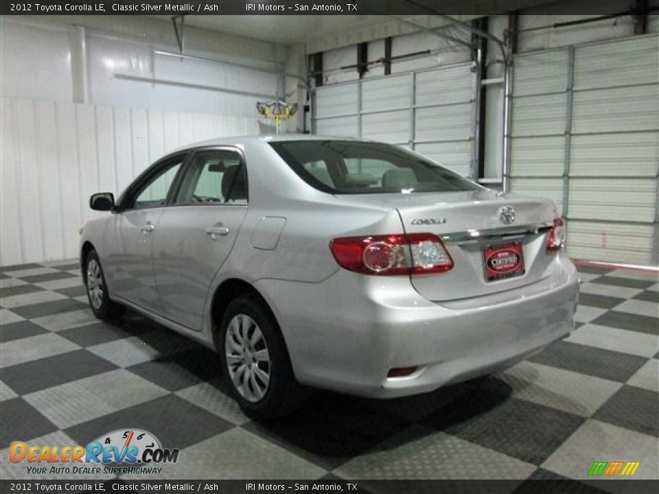 2012 Toyota Corolla LE Classic Silver Metallic / Ash Photo #5