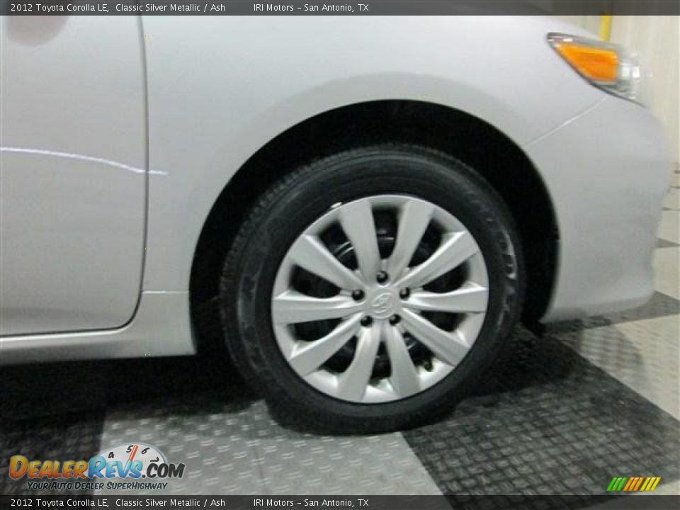 2012 Toyota Corolla LE Classic Silver Metallic / Ash Photo #8