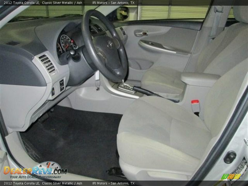 2012 Toyota Corolla LE Classic Silver Metallic / Ash Photo #10