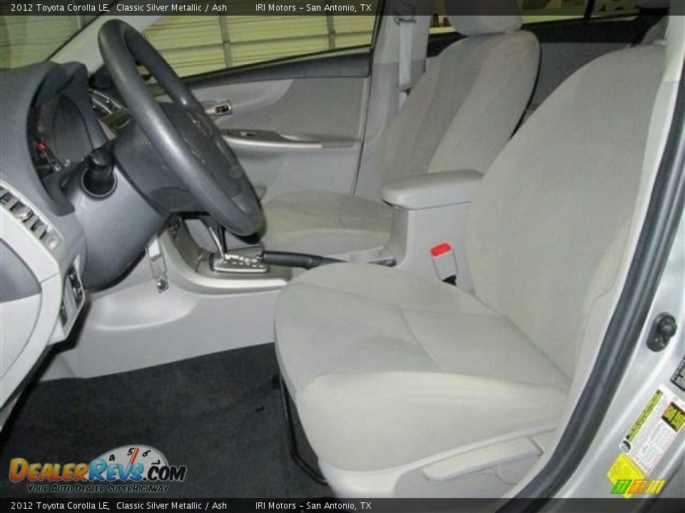 2012 Toyota Corolla LE Classic Silver Metallic / Ash Photo #11