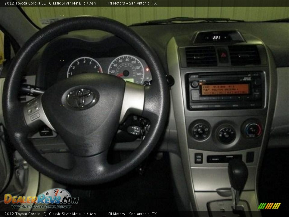 2012 Toyota Corolla LE Classic Silver Metallic / Ash Photo #13