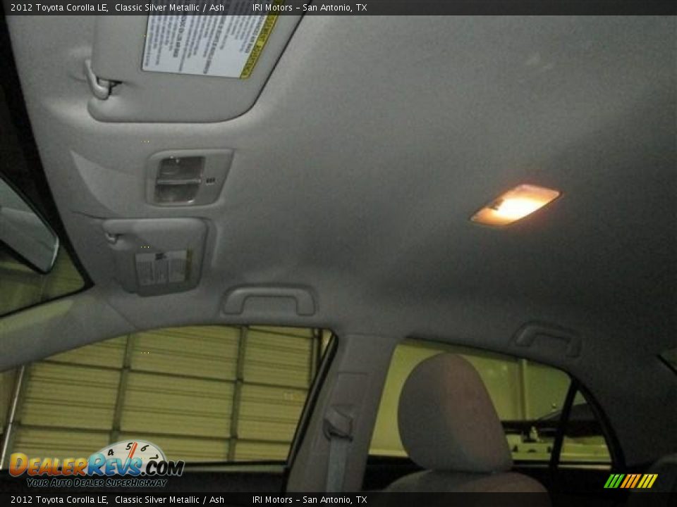 2012 Toyota Corolla LE Classic Silver Metallic / Ash Photo #16