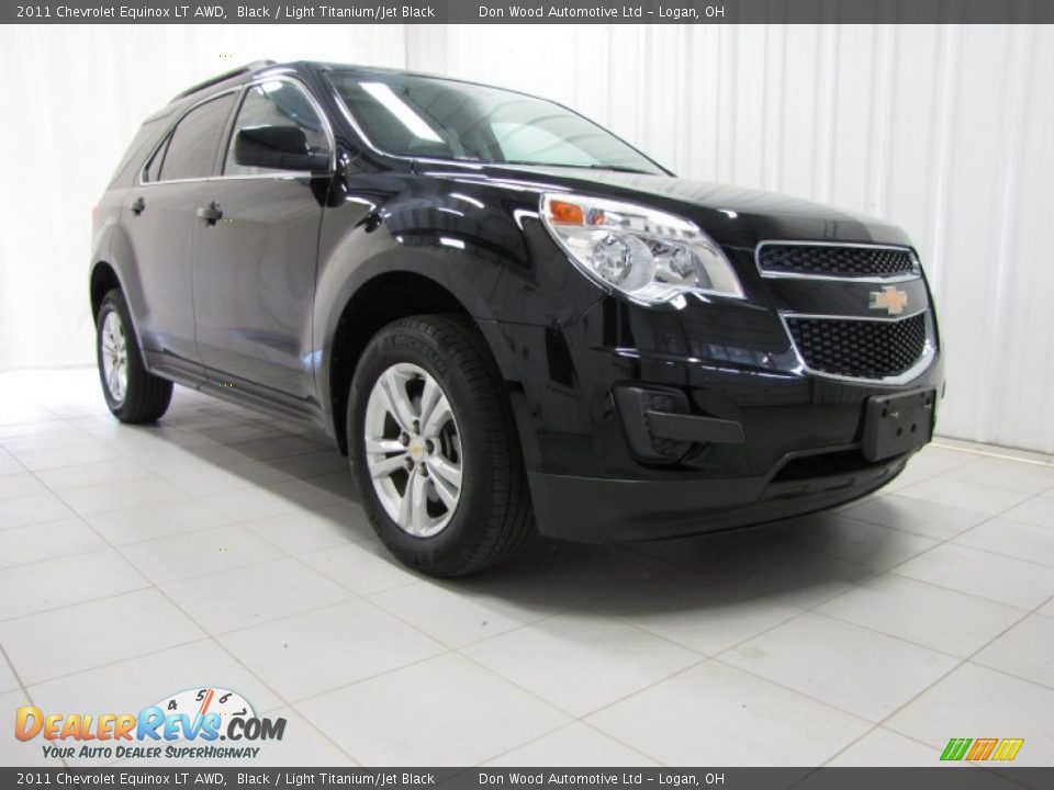 2011 Chevrolet Equinox LT AWD Black / Light Titanium/Jet Black Photo #1