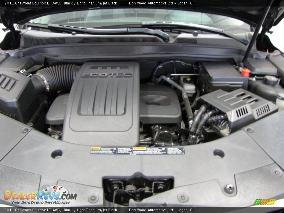 2011 Chevrolet Equinox LT AWD Black / Light Titanium/Jet Black Photo #4