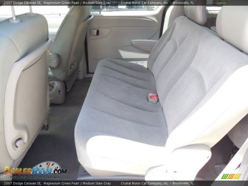 2007 Dodge Caravan SE Magnesium Green Pearl / Medium Slate Gray Photo #5