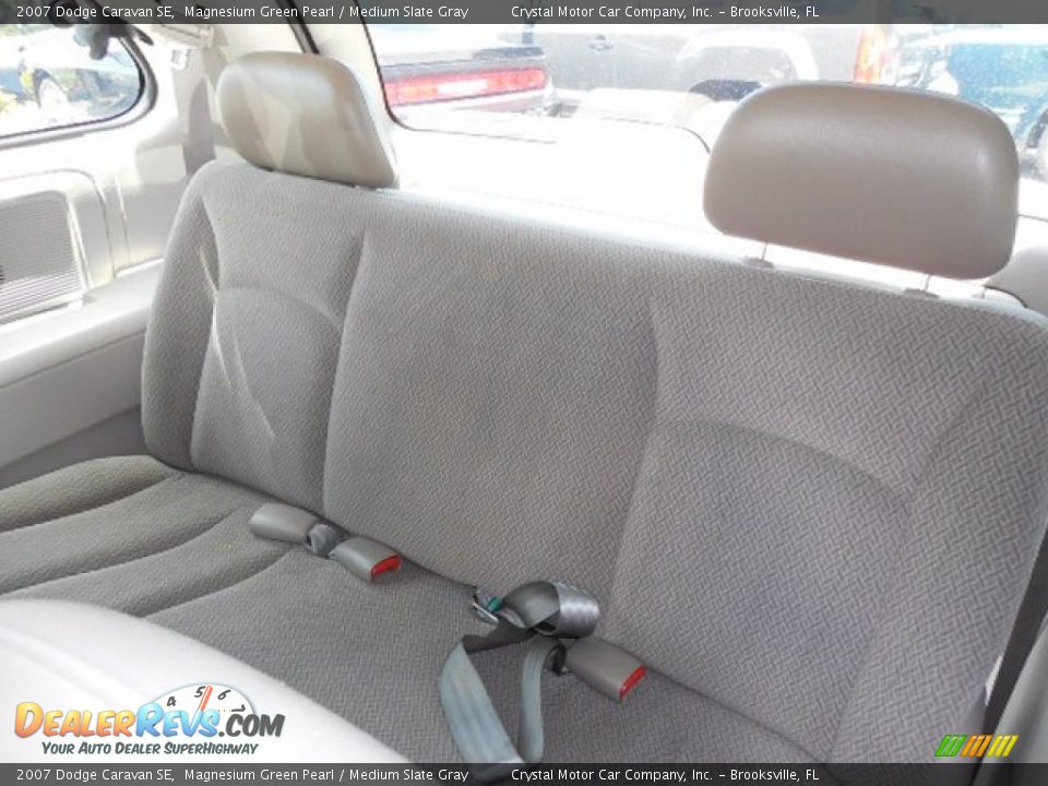 2007 Dodge Caravan SE Magnesium Green Pearl / Medium Slate Gray Photo #6