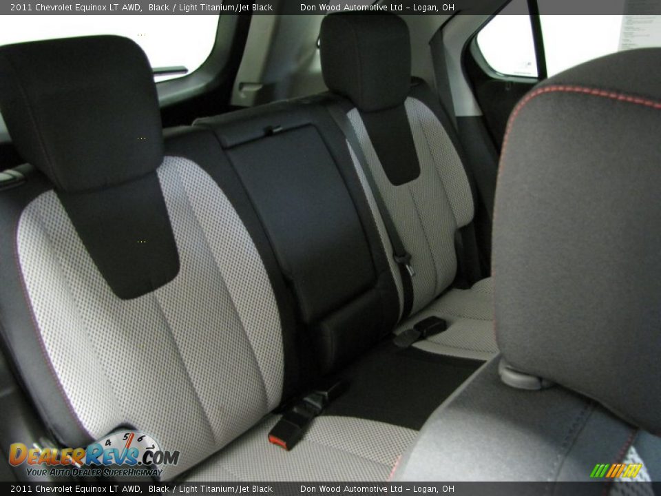 2011 Chevrolet Equinox LT AWD Black / Light Titanium/Jet Black Photo #7