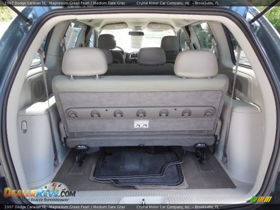 2007 Dodge Caravan SE Magnesium Green Pearl / Medium Slate Gray Photo #8