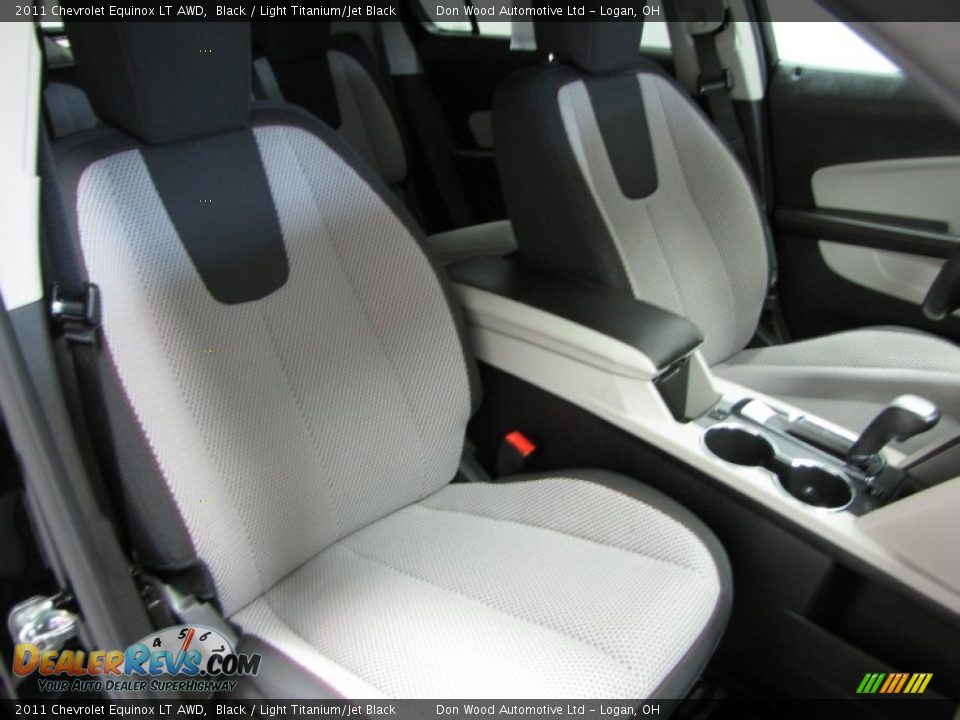 2011 Chevrolet Equinox LT AWD Black / Light Titanium/Jet Black Photo #8