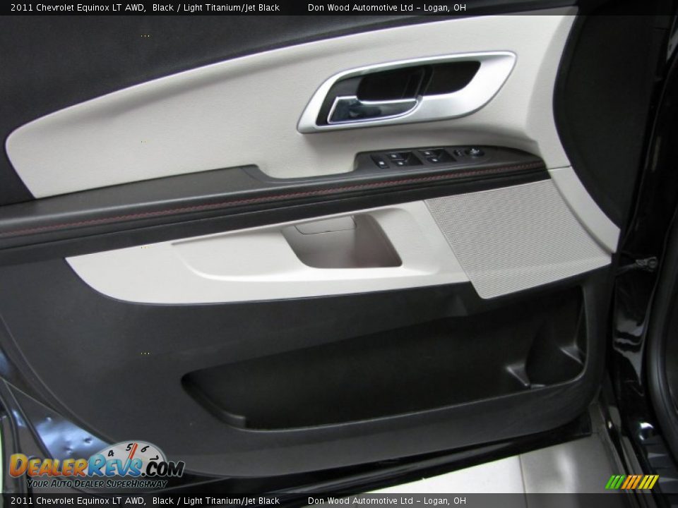 2011 Chevrolet Equinox LT AWD Black / Light Titanium/Jet Black Photo #9