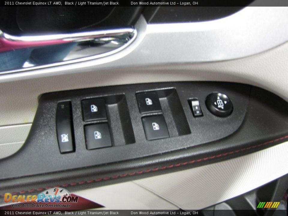 2011 Chevrolet Equinox LT AWD Black / Light Titanium/Jet Black Photo #10