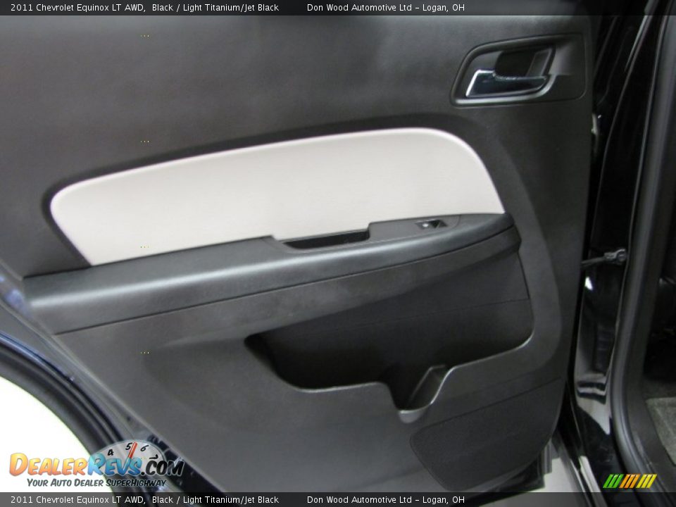 2011 Chevrolet Equinox LT AWD Black / Light Titanium/Jet Black Photo #11