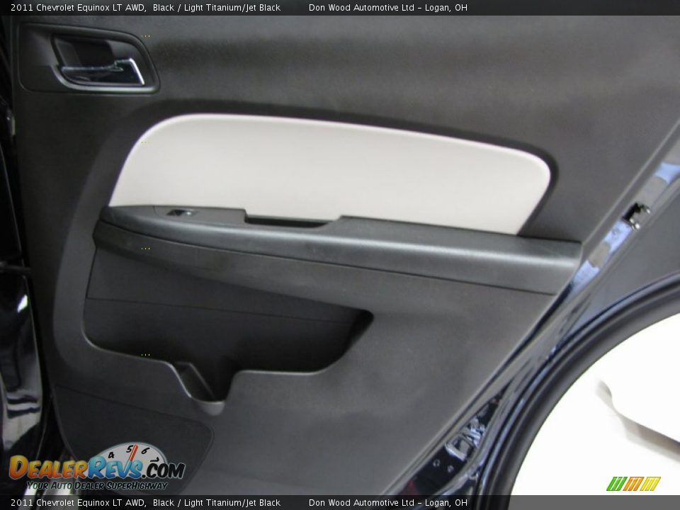 2011 Chevrolet Equinox LT AWD Black / Light Titanium/Jet Black Photo #12