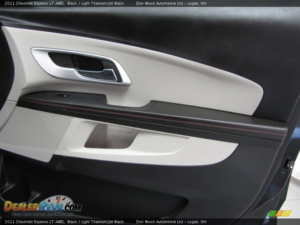 2011 Chevrolet Equinox LT AWD Black / Light Titanium/Jet Black Photo #13