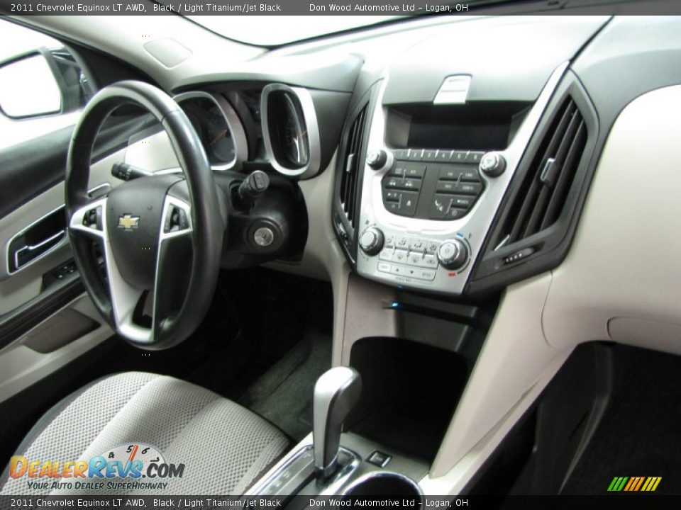 2011 Chevrolet Equinox LT AWD Black / Light Titanium/Jet Black Photo #15