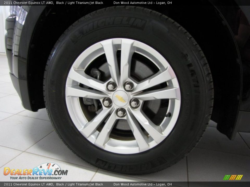 2011 Chevrolet Equinox LT AWD Black / Light Titanium/Jet Black Photo #17