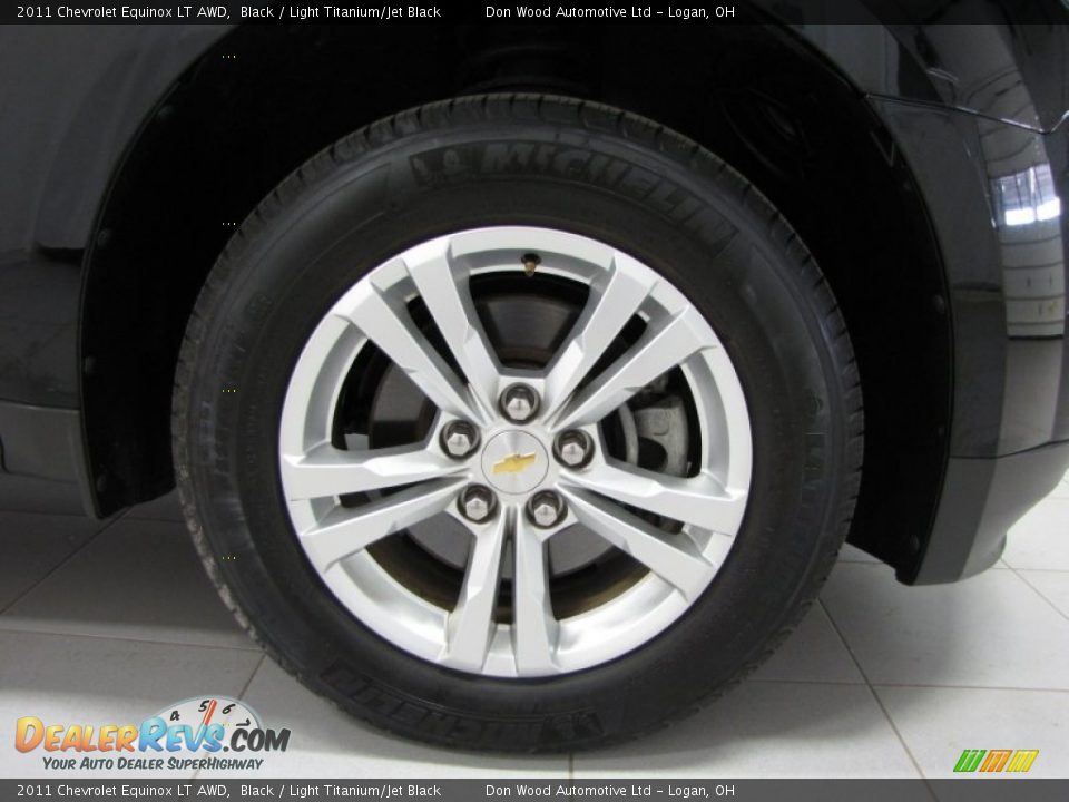 2011 Chevrolet Equinox LT AWD Black / Light Titanium/Jet Black Photo #18