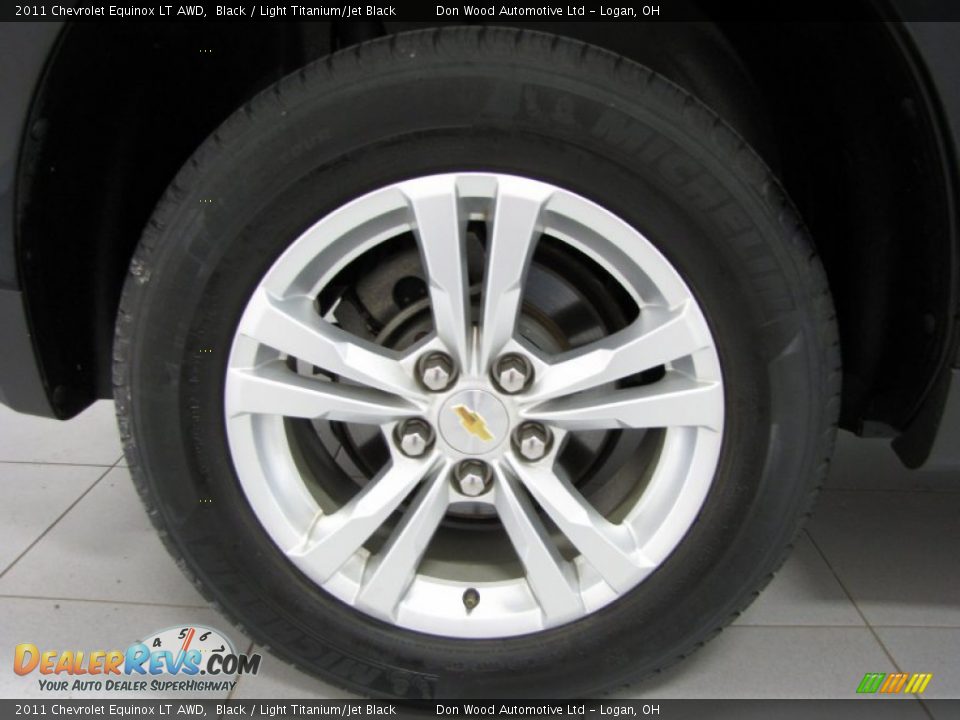 2011 Chevrolet Equinox LT AWD Black / Light Titanium/Jet Black Photo #19