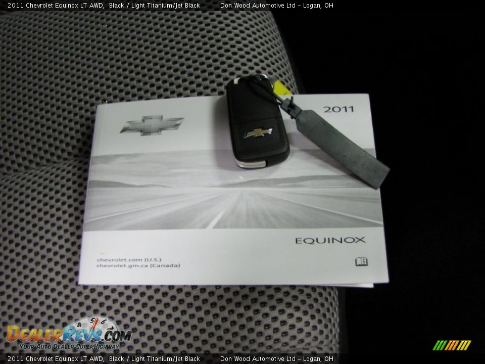 2011 Chevrolet Equinox LT AWD Black / Light Titanium/Jet Black Photo #21