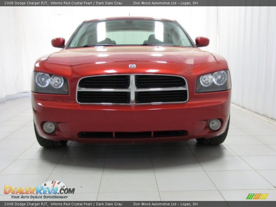 2008 Dodge Charger R/T Inferno Red Crystal Pearl / Dark Slate Gray Photo #2