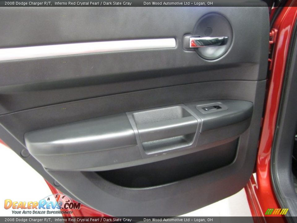 2008 Dodge Charger R/T Inferno Red Crystal Pearl / Dark Slate Gray Photo #11