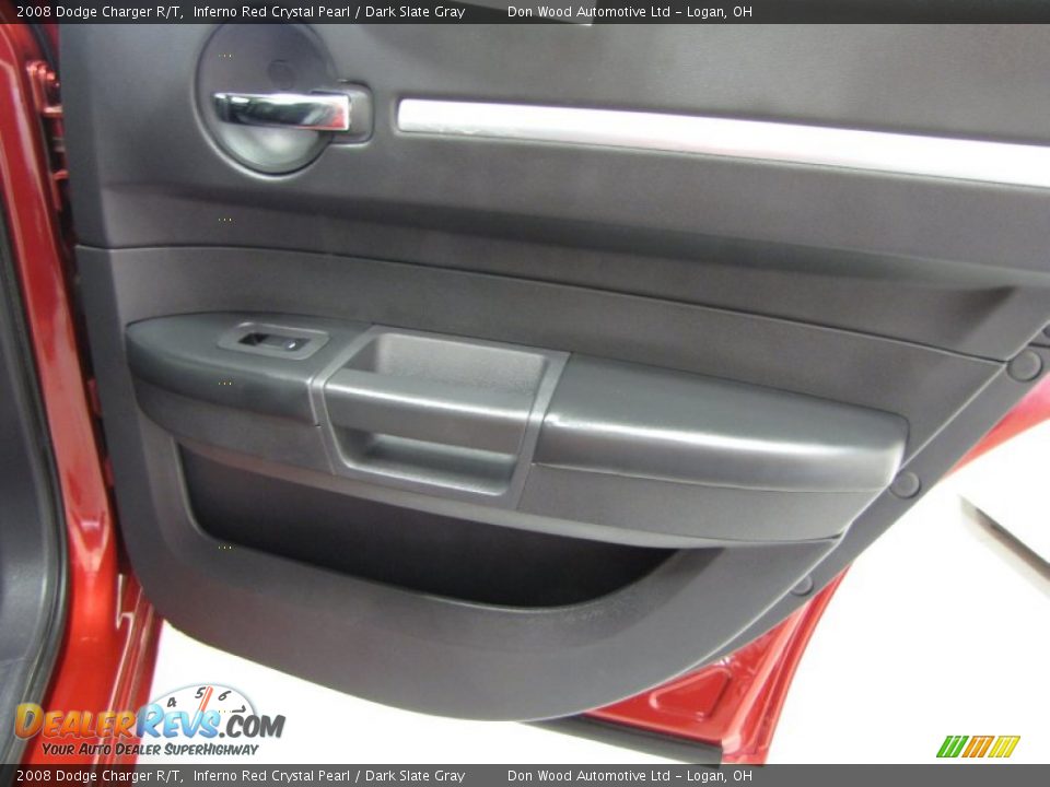 2008 Dodge Charger R/T Inferno Red Crystal Pearl / Dark Slate Gray Photo #12