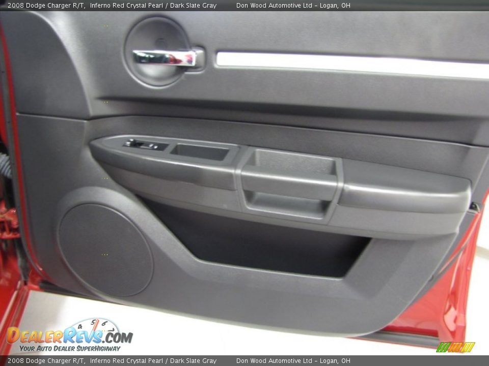 2008 Dodge Charger R/T Inferno Red Crystal Pearl / Dark Slate Gray Photo #13