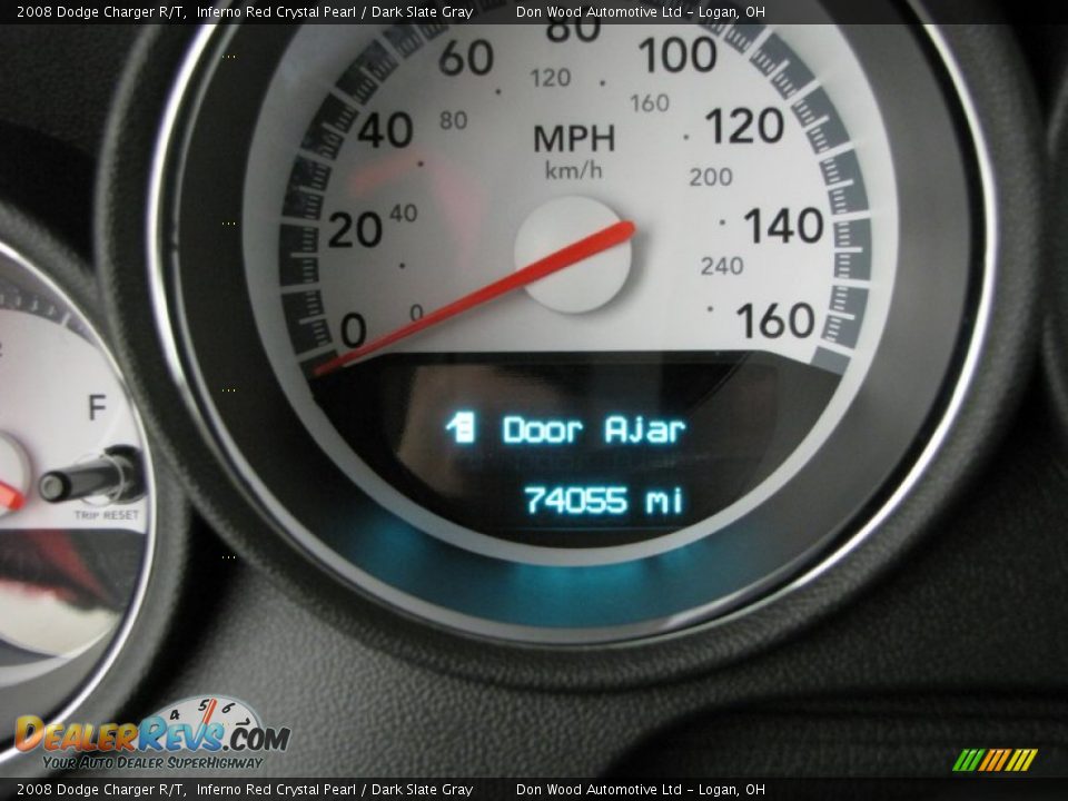 2008 Dodge Charger R/T Inferno Red Crystal Pearl / Dark Slate Gray Photo #19