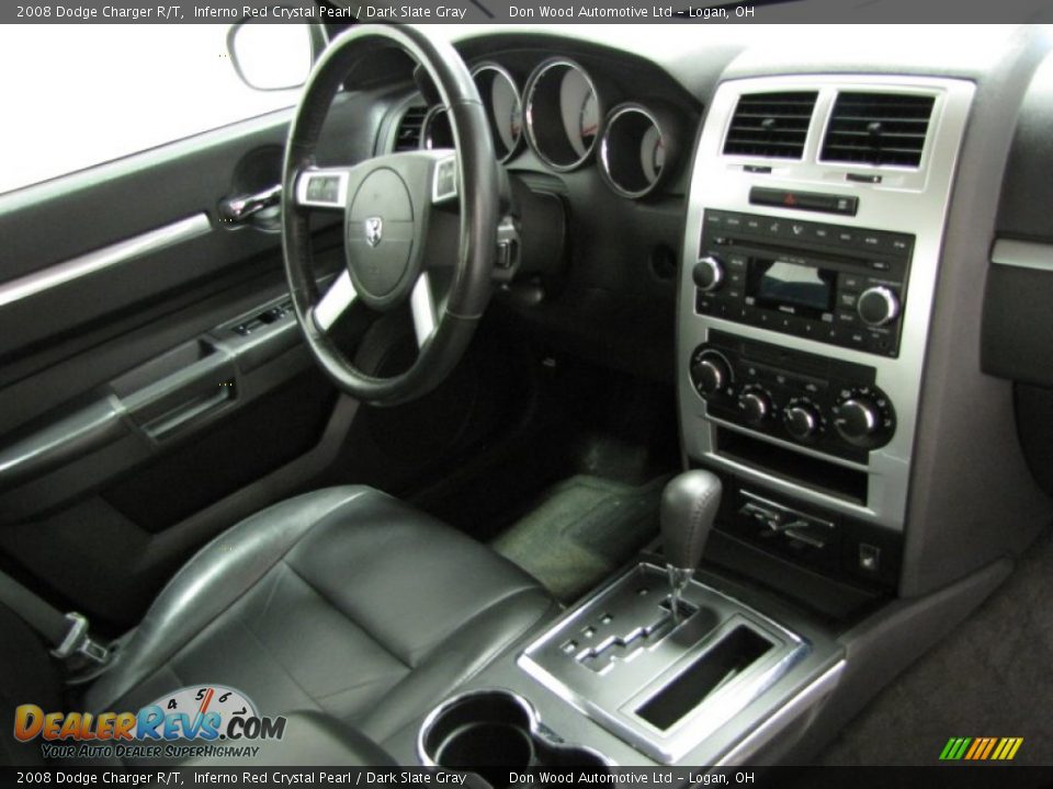 2008 Dodge Charger R/T Inferno Red Crystal Pearl / Dark Slate Gray Photo #20
