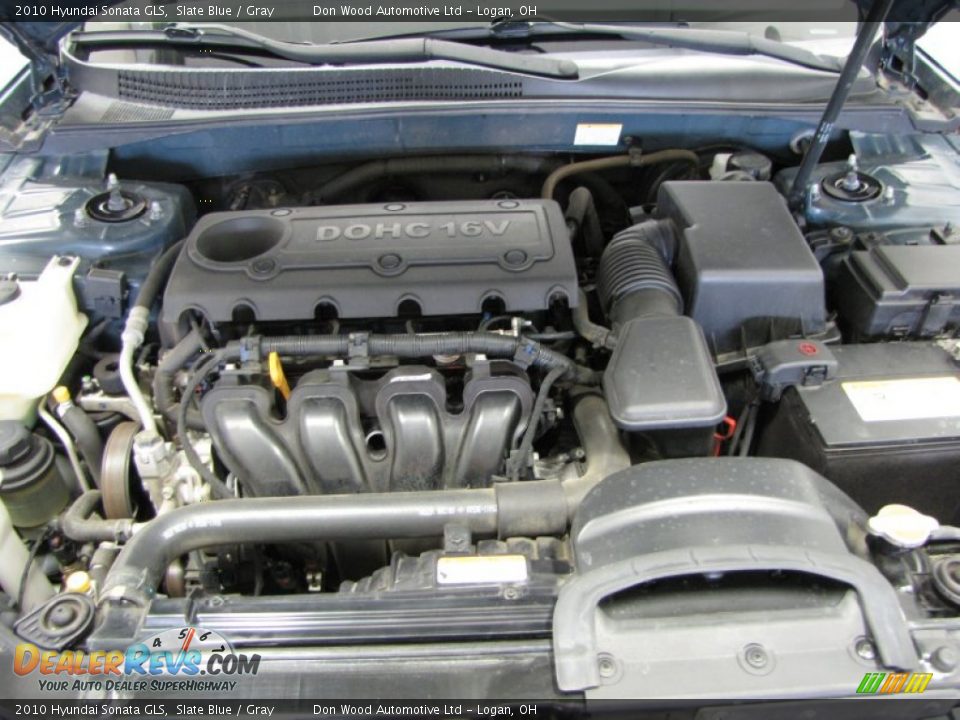 2010 Hyundai Sonata GLS Slate Blue / Gray Photo #4