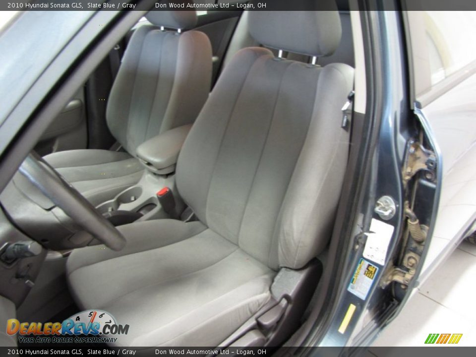 2010 Hyundai Sonata GLS Slate Blue / Gray Photo #5