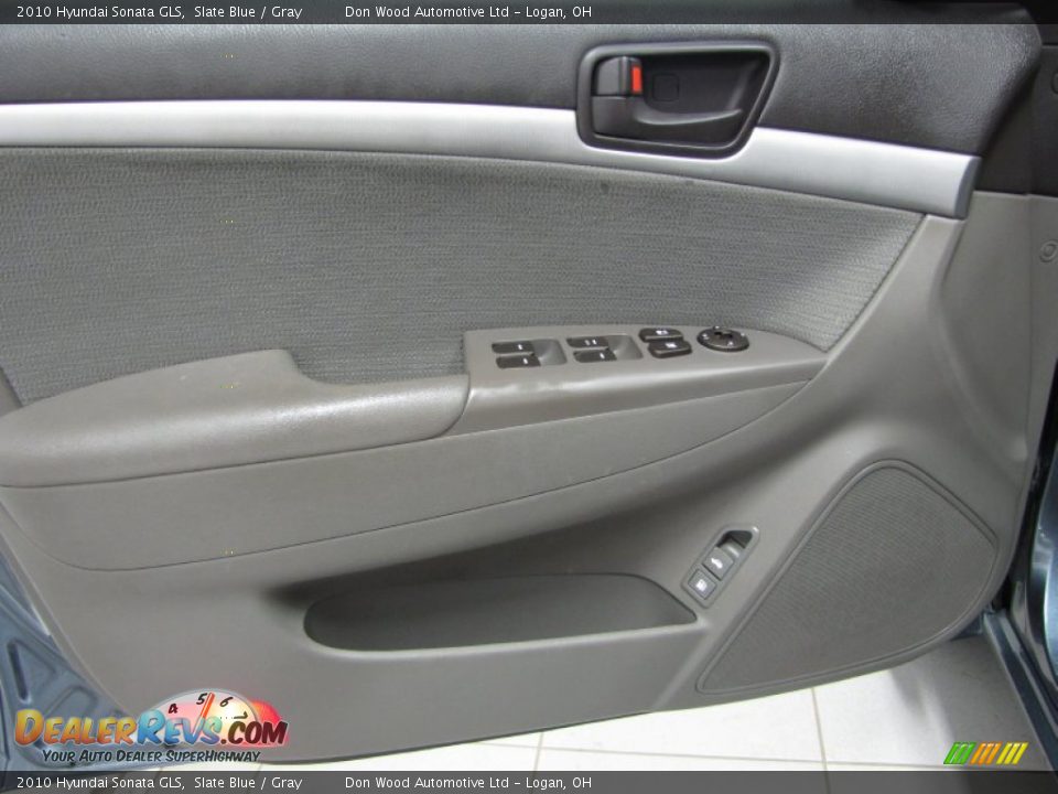 2010 Hyundai Sonata GLS Slate Blue / Gray Photo #9