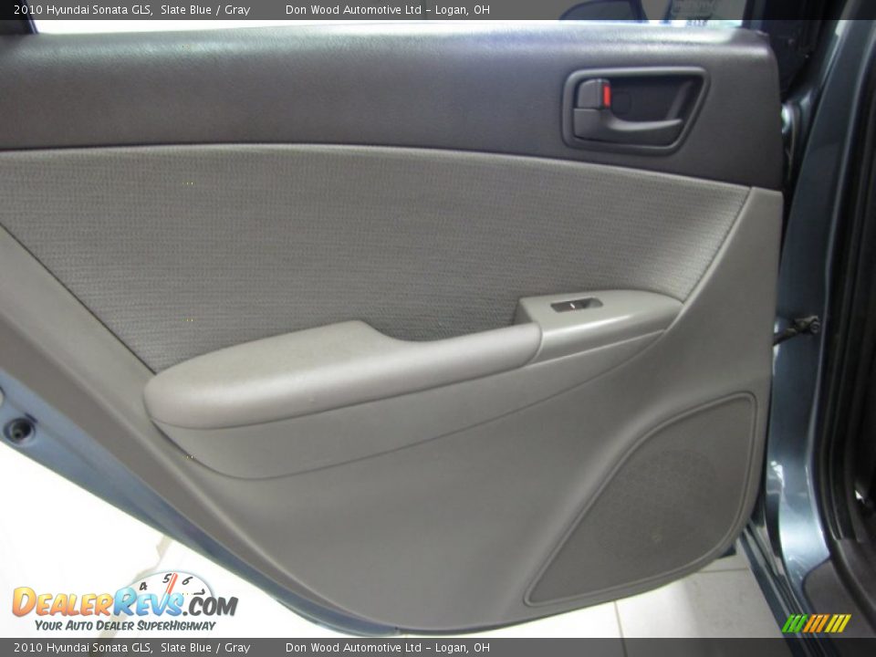 2010 Hyundai Sonata GLS Slate Blue / Gray Photo #11