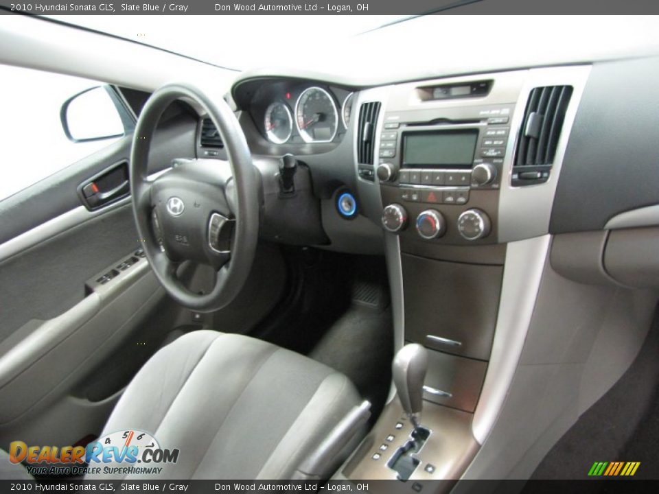 2010 Hyundai Sonata GLS Slate Blue / Gray Photo #19