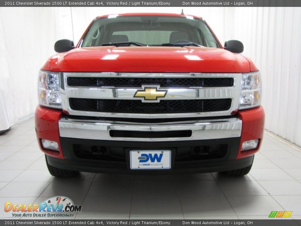 2011 Chevrolet Silverado 1500 LT Extended Cab 4x4 Victory Red / Light Titanium/Ebony Photo #2