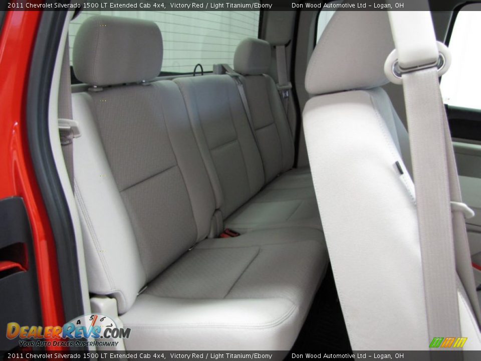 2011 Chevrolet Silverado 1500 LT Extended Cab 4x4 Victory Red / Light Titanium/Ebony Photo #8