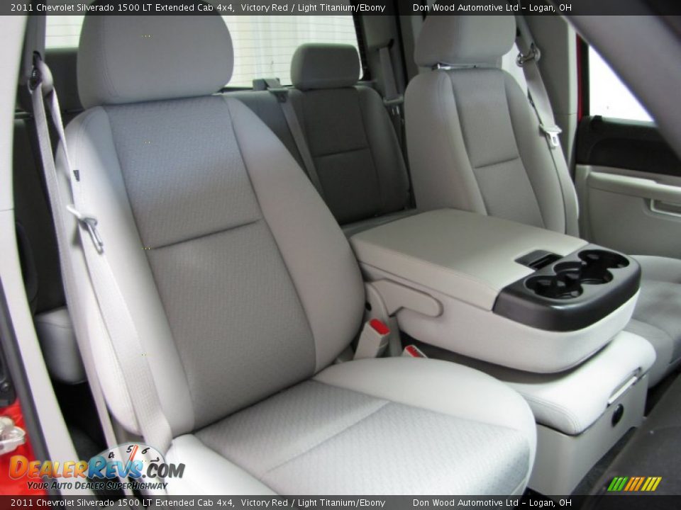 2011 Chevrolet Silverado 1500 LT Extended Cab 4x4 Victory Red / Light Titanium/Ebony Photo #9