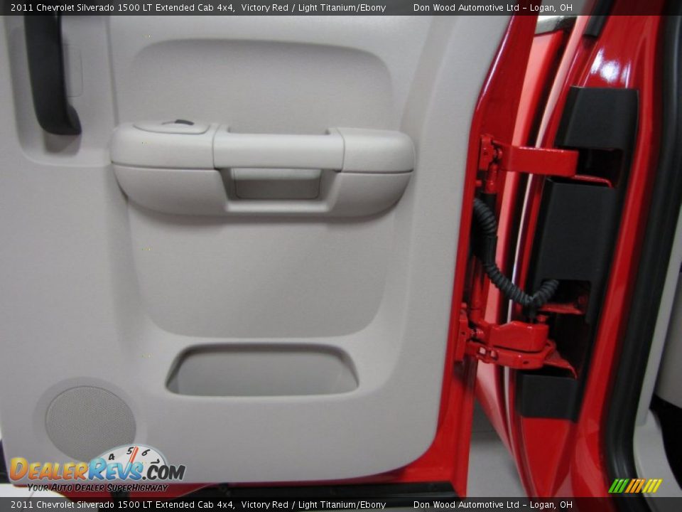 2011 Chevrolet Silverado 1500 LT Extended Cab 4x4 Victory Red / Light Titanium/Ebony Photo #12