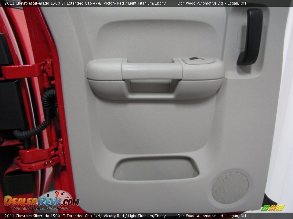 2011 Chevrolet Silverado 1500 LT Extended Cab 4x4 Victory Red / Light Titanium/Ebony Photo #13