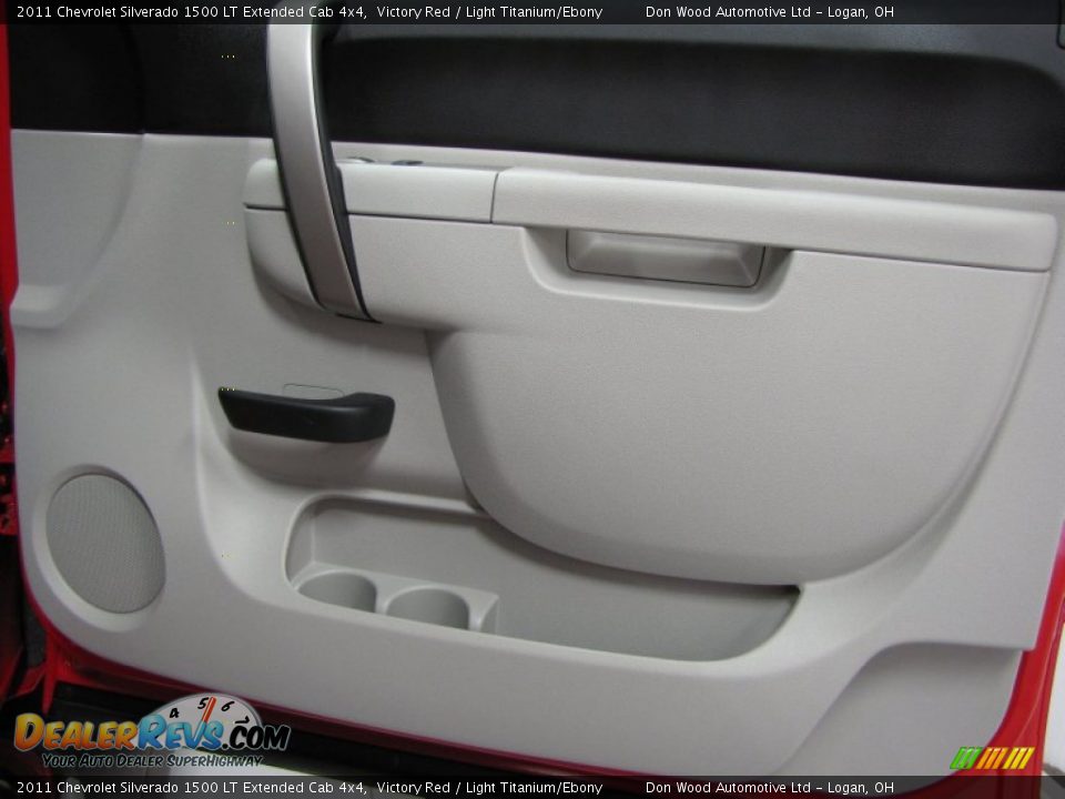 2011 Chevrolet Silverado 1500 LT Extended Cab 4x4 Victory Red / Light Titanium/Ebony Photo #14