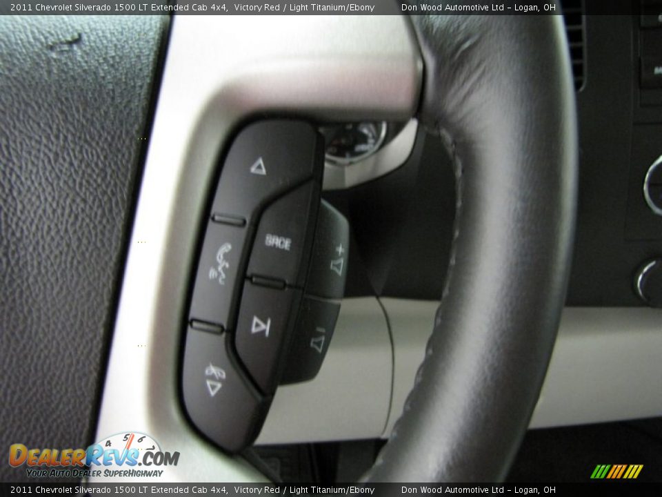 2011 Chevrolet Silverado 1500 LT Extended Cab 4x4 Victory Red / Light Titanium/Ebony Photo #17